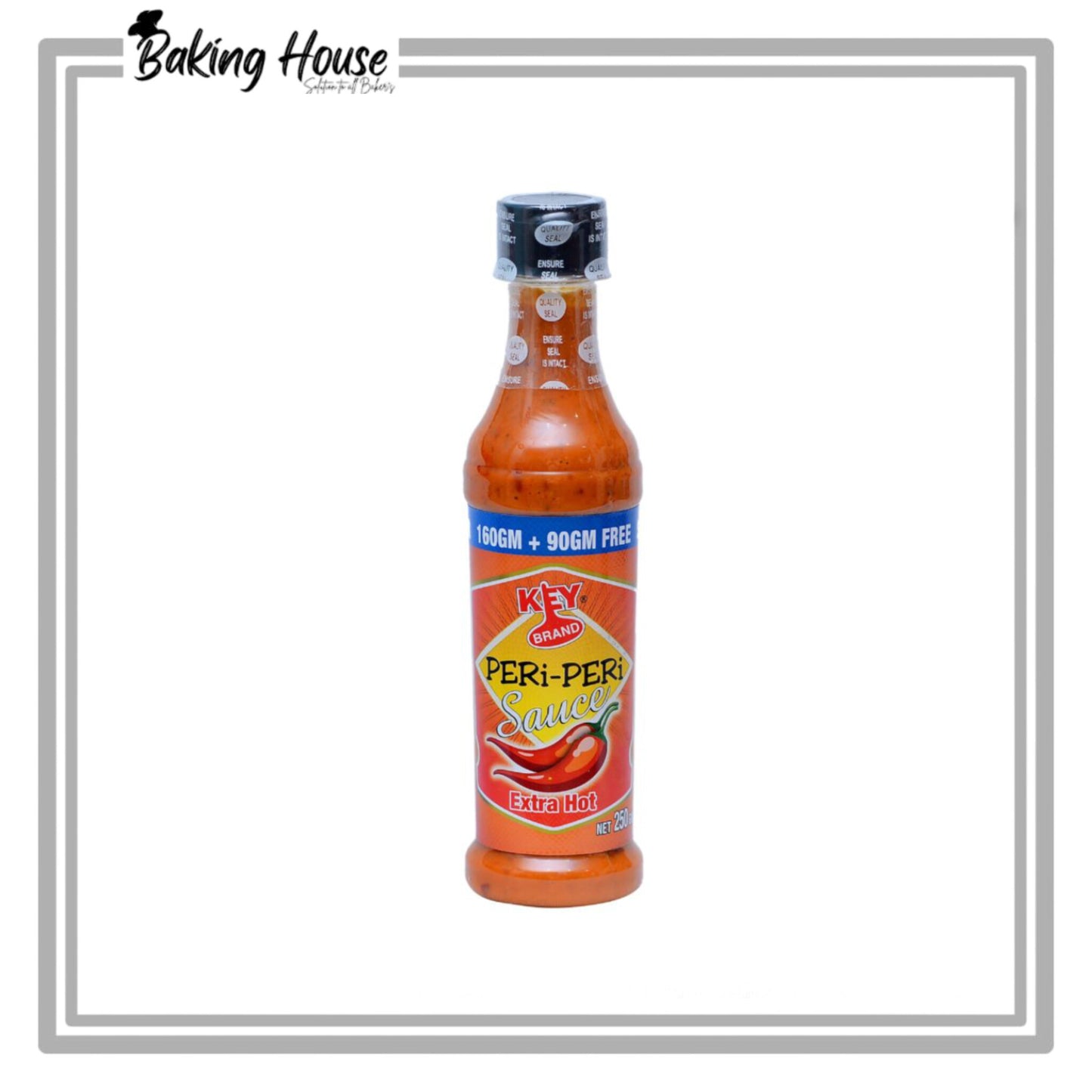 KEY Peri Peri Extra Hot Sauce 250ml