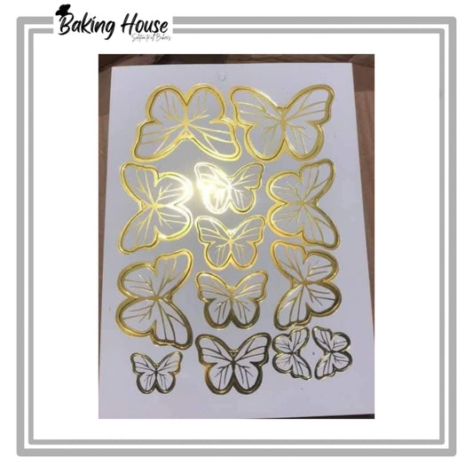 White Card Butterfly For Cake Decorating