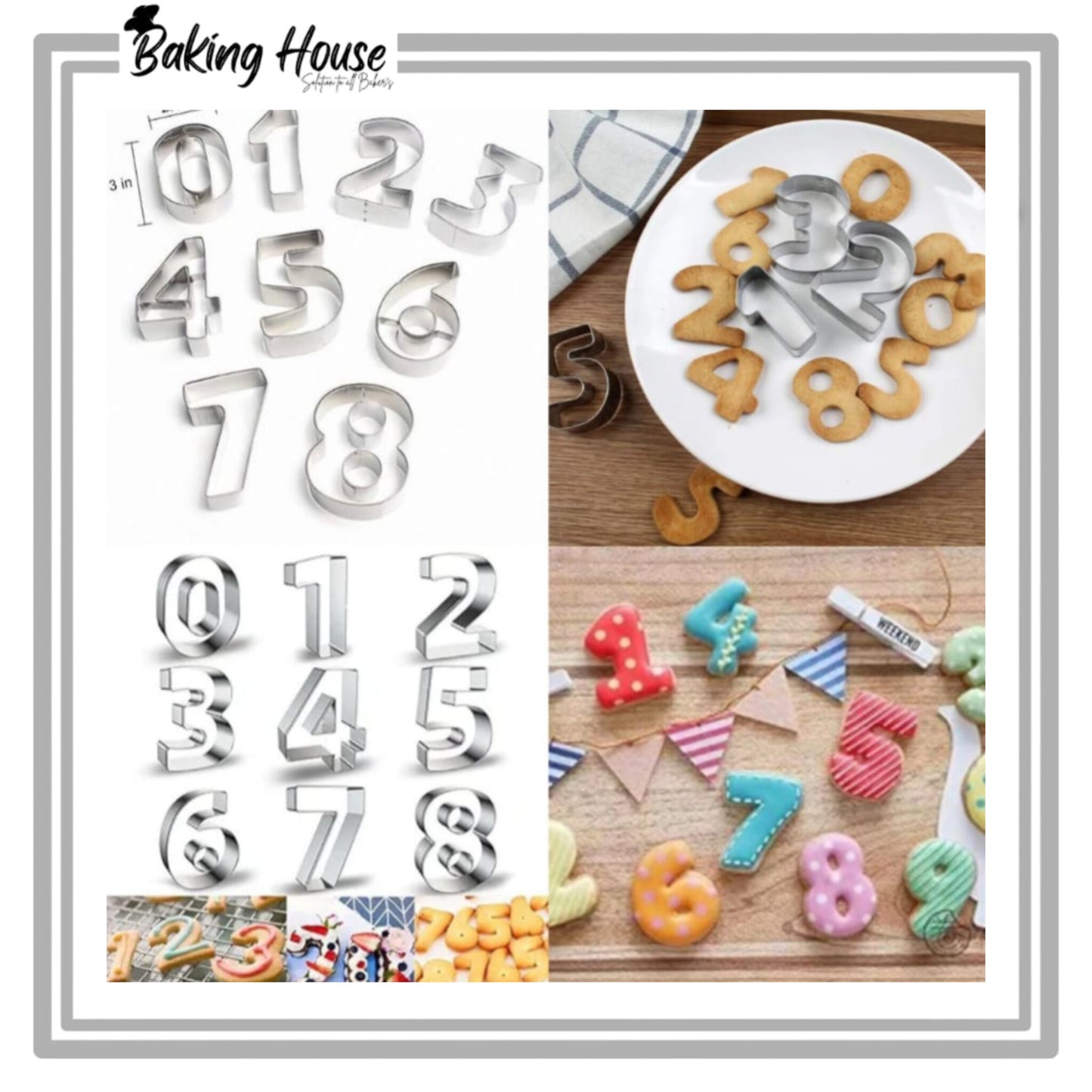 O To 1 Roman Stainless Steel Cookie Cutter (Full Size)