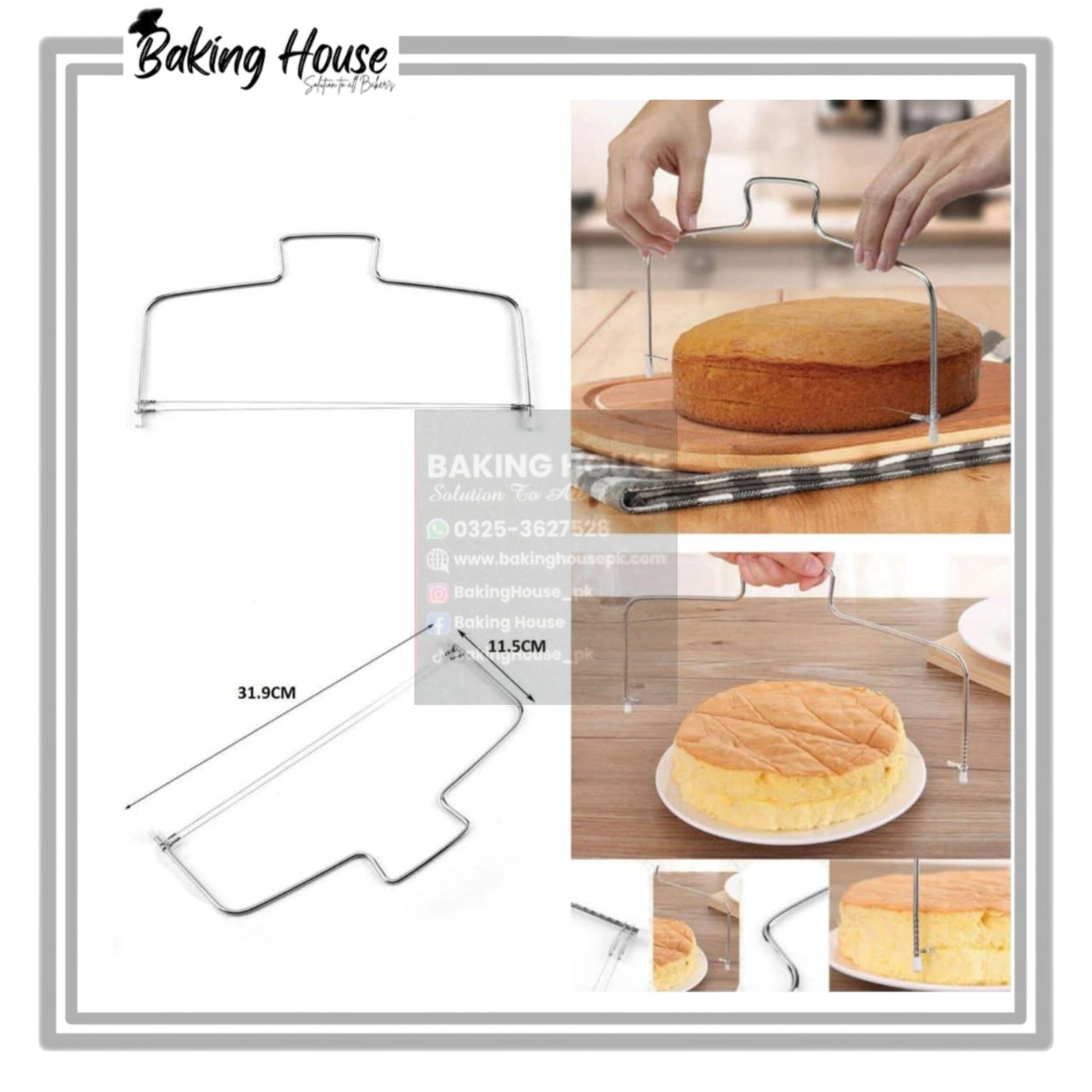 Stainless Steel Cake Cutting Levler Wire