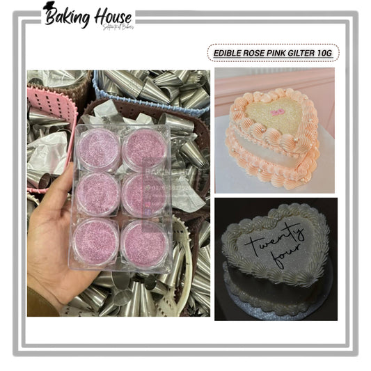 Rose-Pink Gilter Shimmer 10g For Cake Decorating