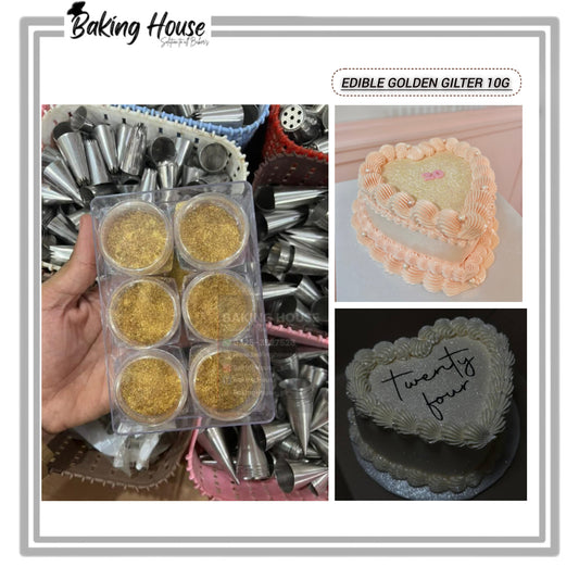 Golden Gilter Shimmer 10g For Cake Decorating